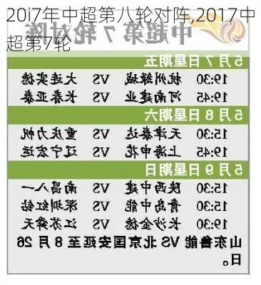 2017中超赛程表第6轮 2017中超联赛-第2张图片-www.211178.com_果博福布斯